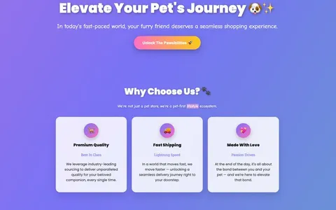 a HiGH quALITy website